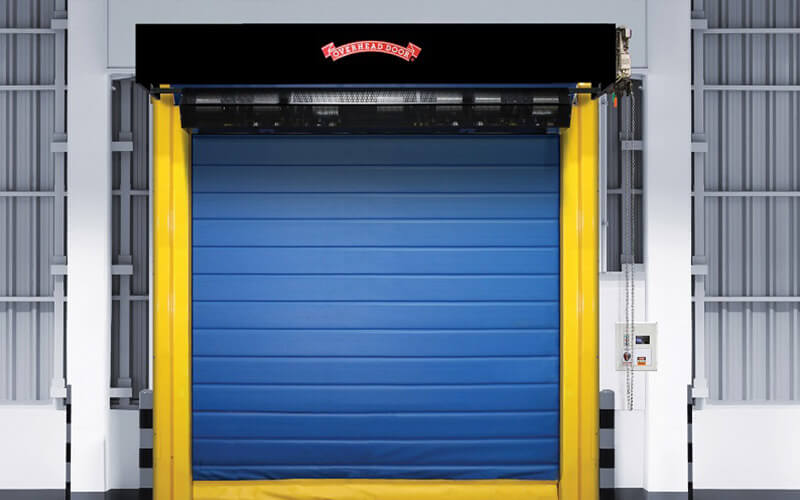 insulated fabric door