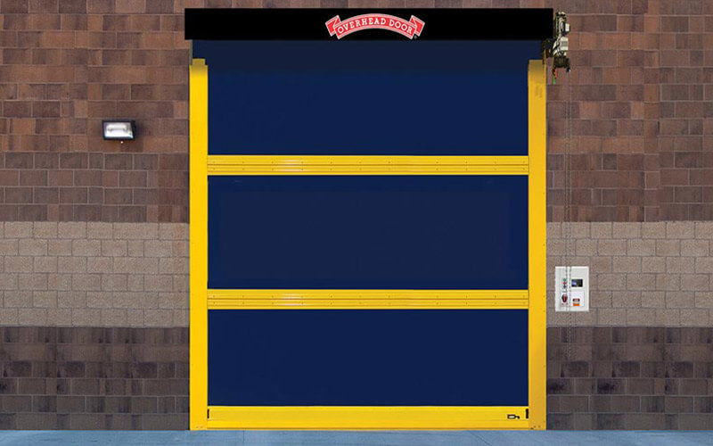 commercial fabric door