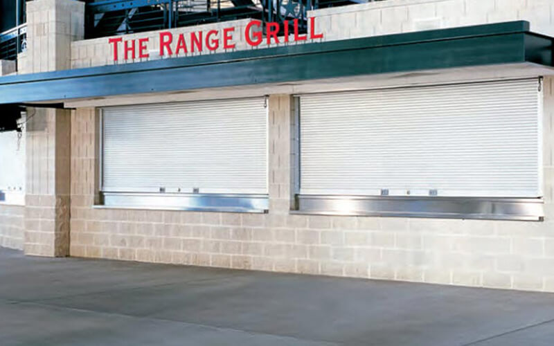 counter doors at concession stand