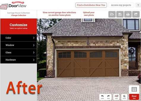 garage door designer app